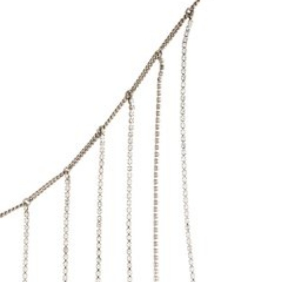 DRIES VAN NOTEN Crystal Fringe Chain S